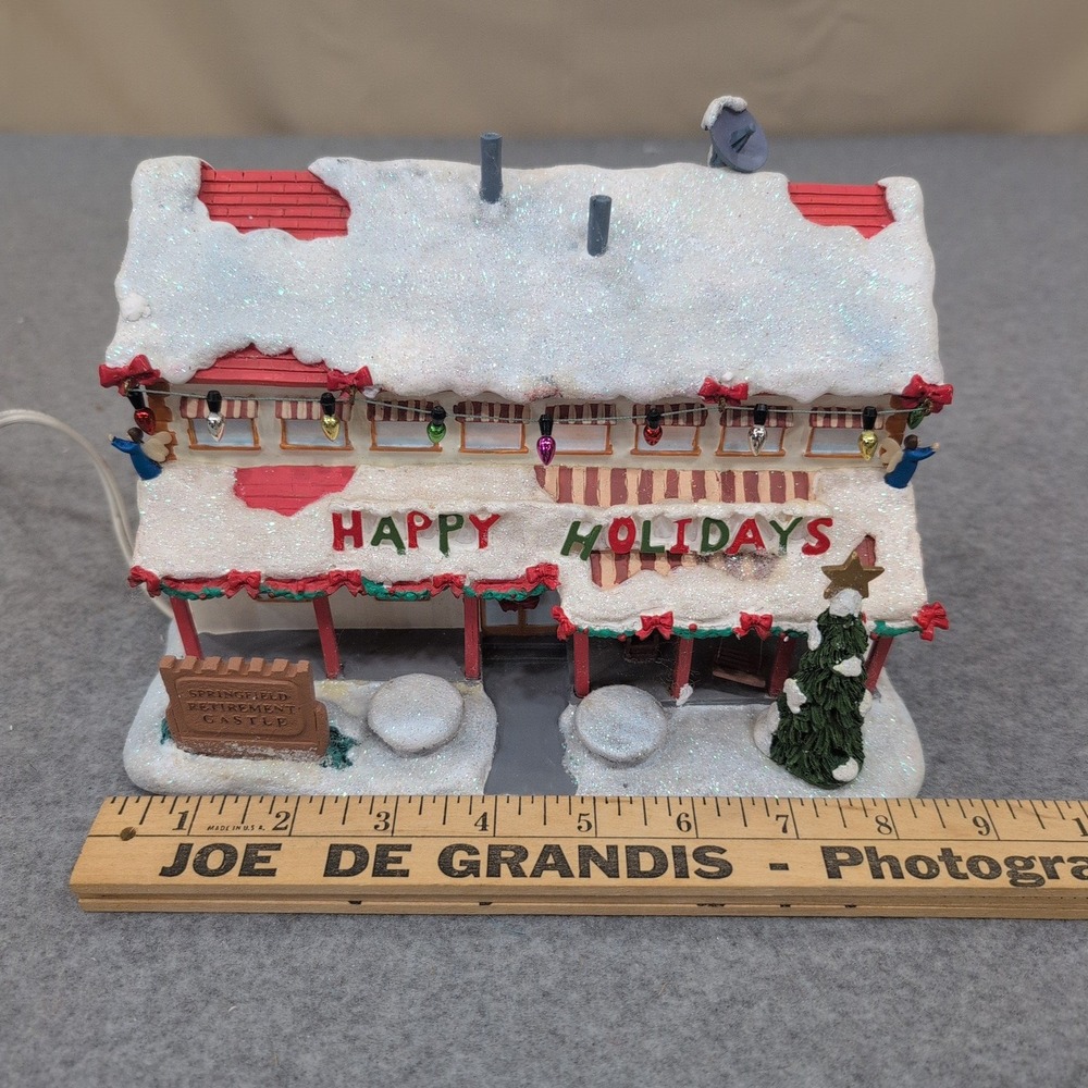 Hawthorne Village The Simpsons Christmas Springfield Retirement Castle 2004 - Picture 8 of 9